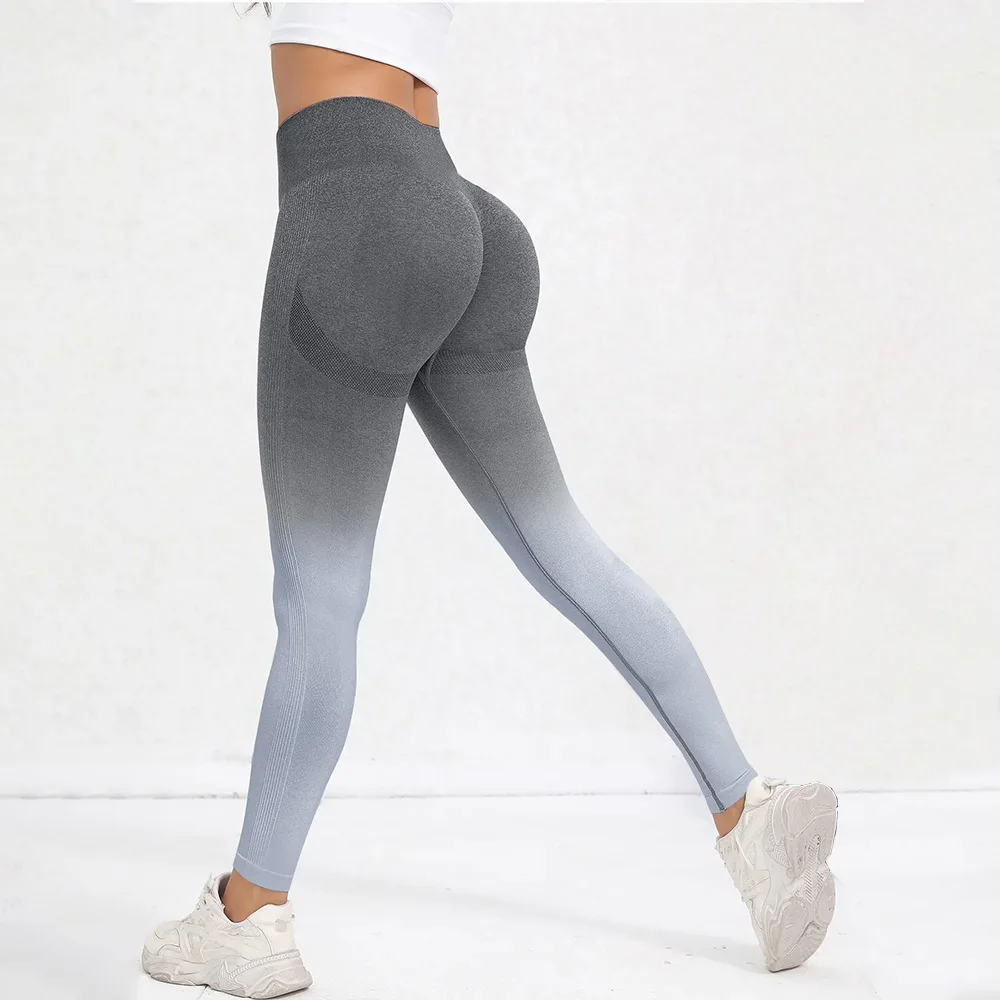 Color: PURPLE, Size: L - Tie Dye Seamless Leggings for Women High Waist Yoga Pants, Scrunch Butt Lifting Elastic Tights