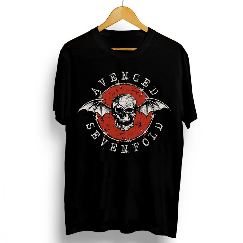 Color: Blue, Size: M - Men Clothes Round Neck T-shirt  Heavy Metal Band Rock Cotton Breathable Print Womens Plus Size Tees