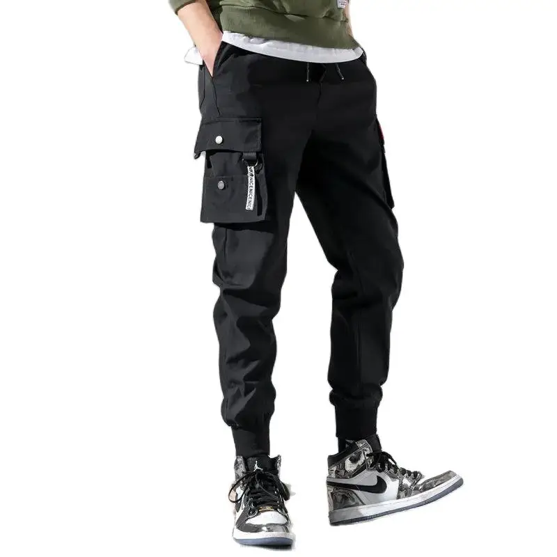 Color: SKY BLUE, Size: XL - New Men Cargo Tactical Pants Work Combat Multi-pockets Casual Training Trousers Overalls Clothing Joggers Hiking Mens Cargo Pant