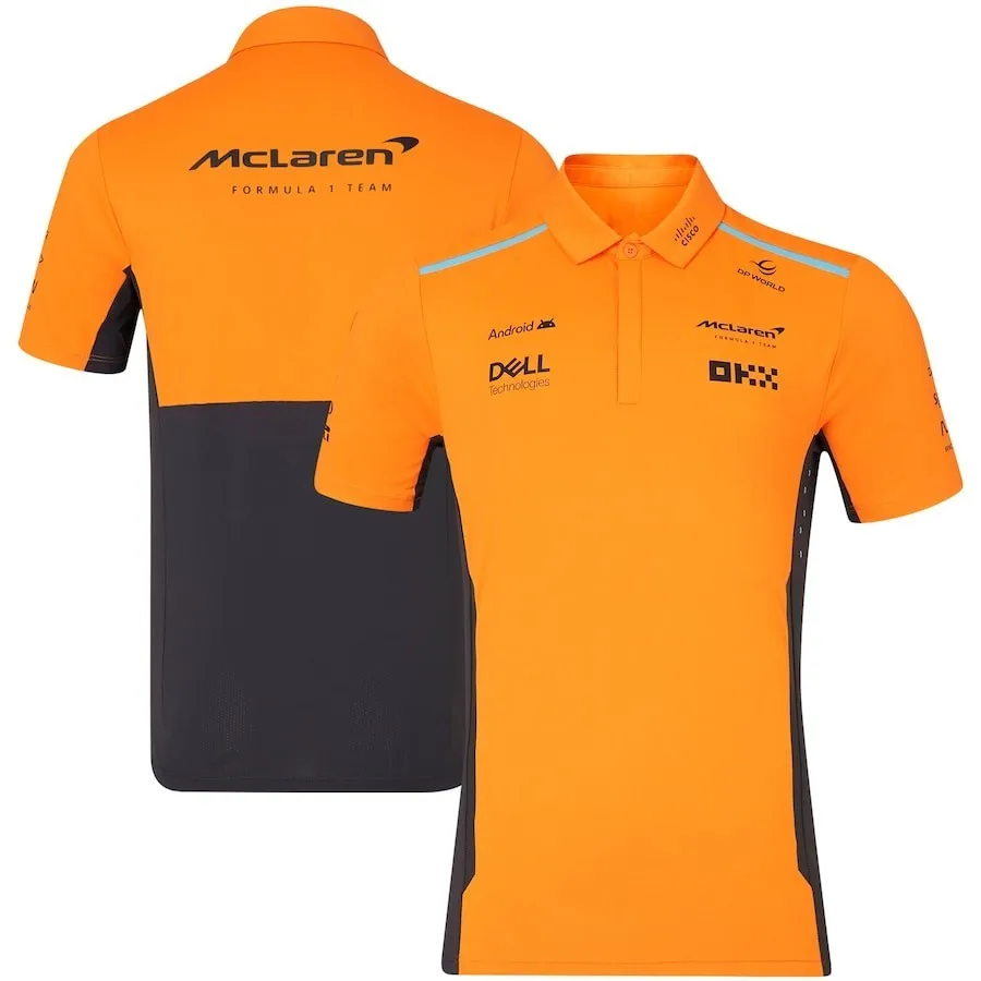 Color: Blue, Size: 5XL - Formula1 Team Racing Official Website Summer Printed Polo Shirt Verstappen Racing Jersey Team T-shirt Men Women Clothes Duotone