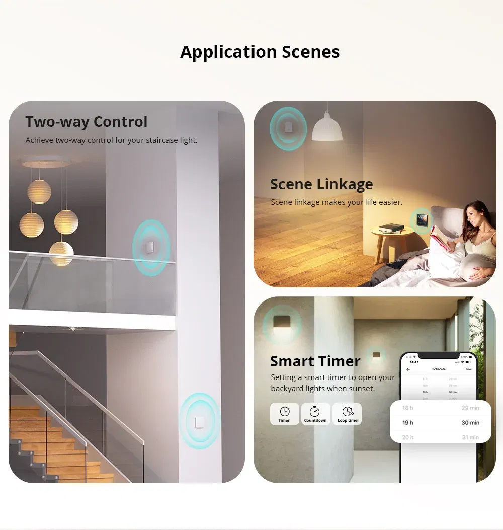 Bundle: Bundle7, Ships From: CHINA - SONOFF ZBMINI L2 Extreme ZigBee Smart Switch No Neutral Wire Required DIY Two-Way Control with Zigbee Hubs Bridge Alexa Google