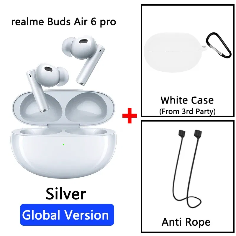 Color: Skin Color, Ships From: CHINA - New! Global Version Buds Air 6 Pro True Wireless Earphone 50dB Deep Sea Noise Reduction 2.0 Bluetooth 5.3 IP55 Headphone