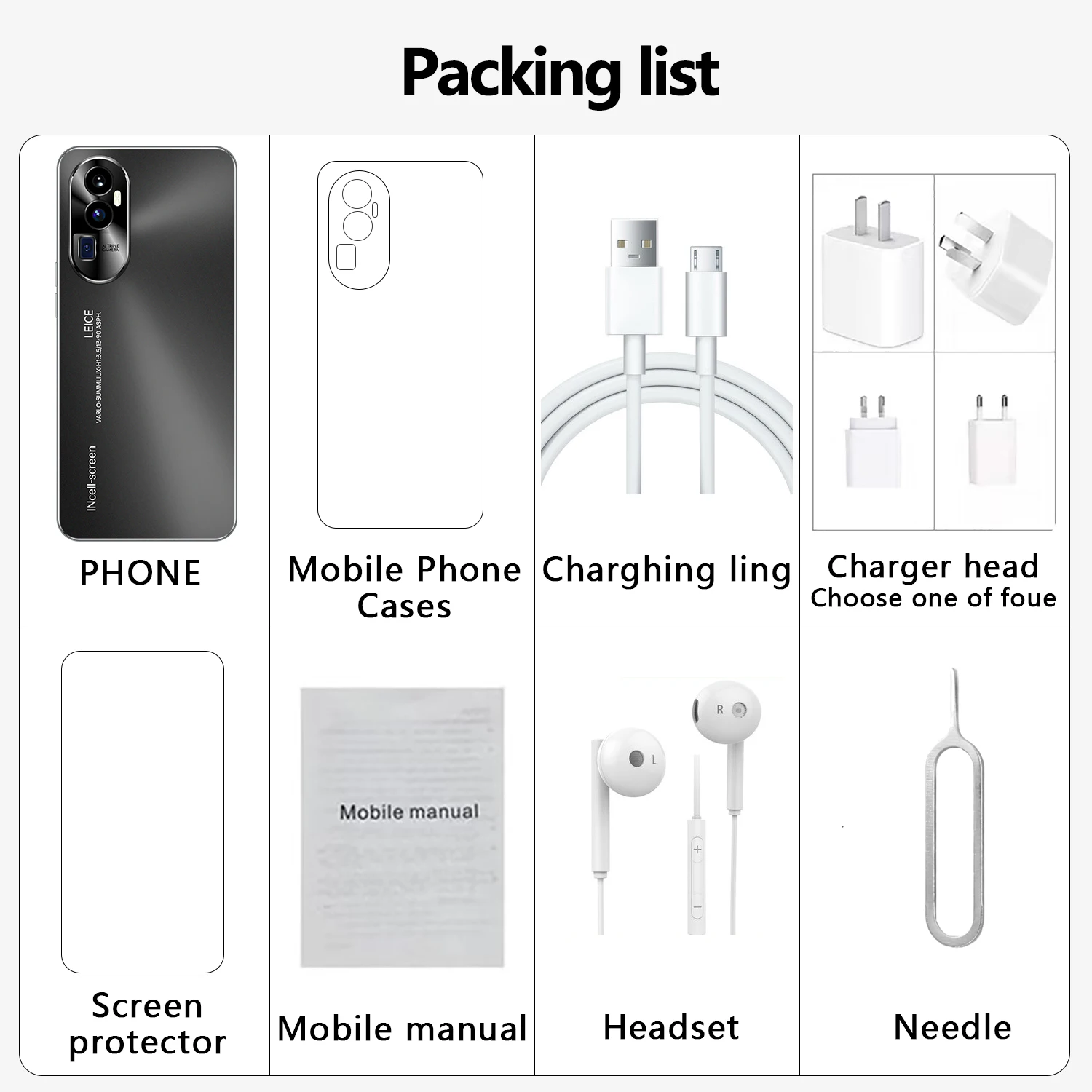 Color: CRIMSON, Bundle: Bundle 19 - 2025 New Reno 10 Pro Smartphone 7.3 inch Full Screen 5G Cell Phone 16TB+1TB 7800mAh Mobile Phones 108MP Global Version Celulares