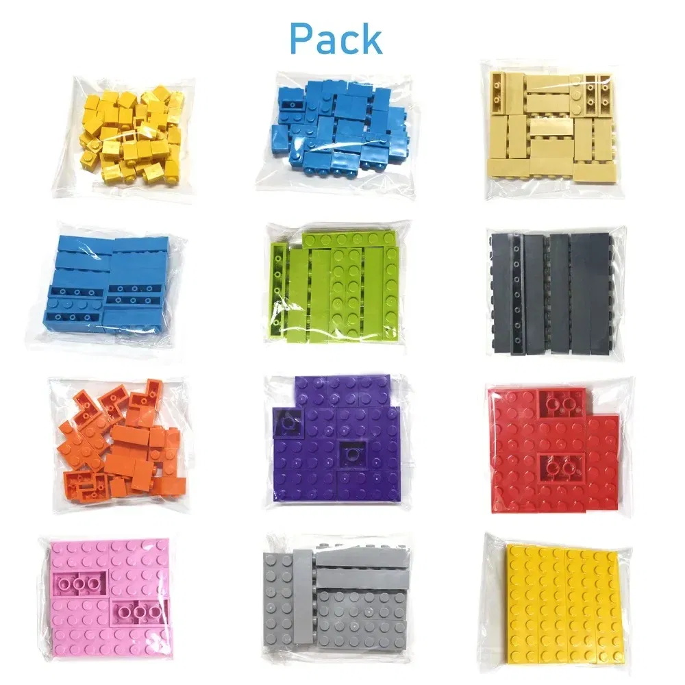 Color: green - 200pcs 1x4 Dots DIY Building Blocks Thick Figures Bricks Educational Creative Toys for Children Size Compatible With 3010