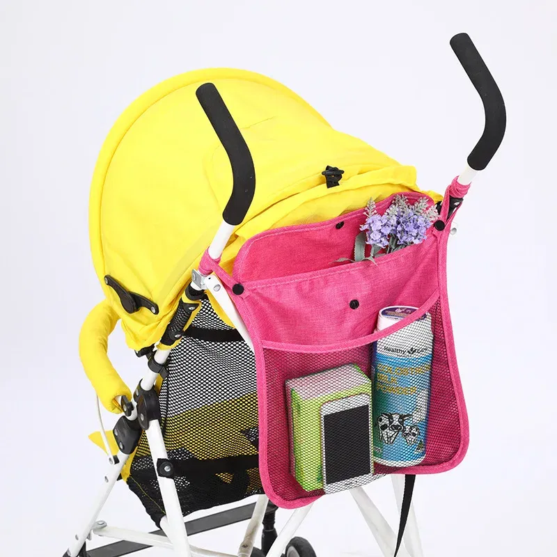 Color: Blue, Ships From: CHINA - Pet Stroller Organizer Bag Infant Pram Cart Mesh Hanging Storage Bag Baby Trolley Bag Stroller Seat Pocket Carriage Bag Stroller