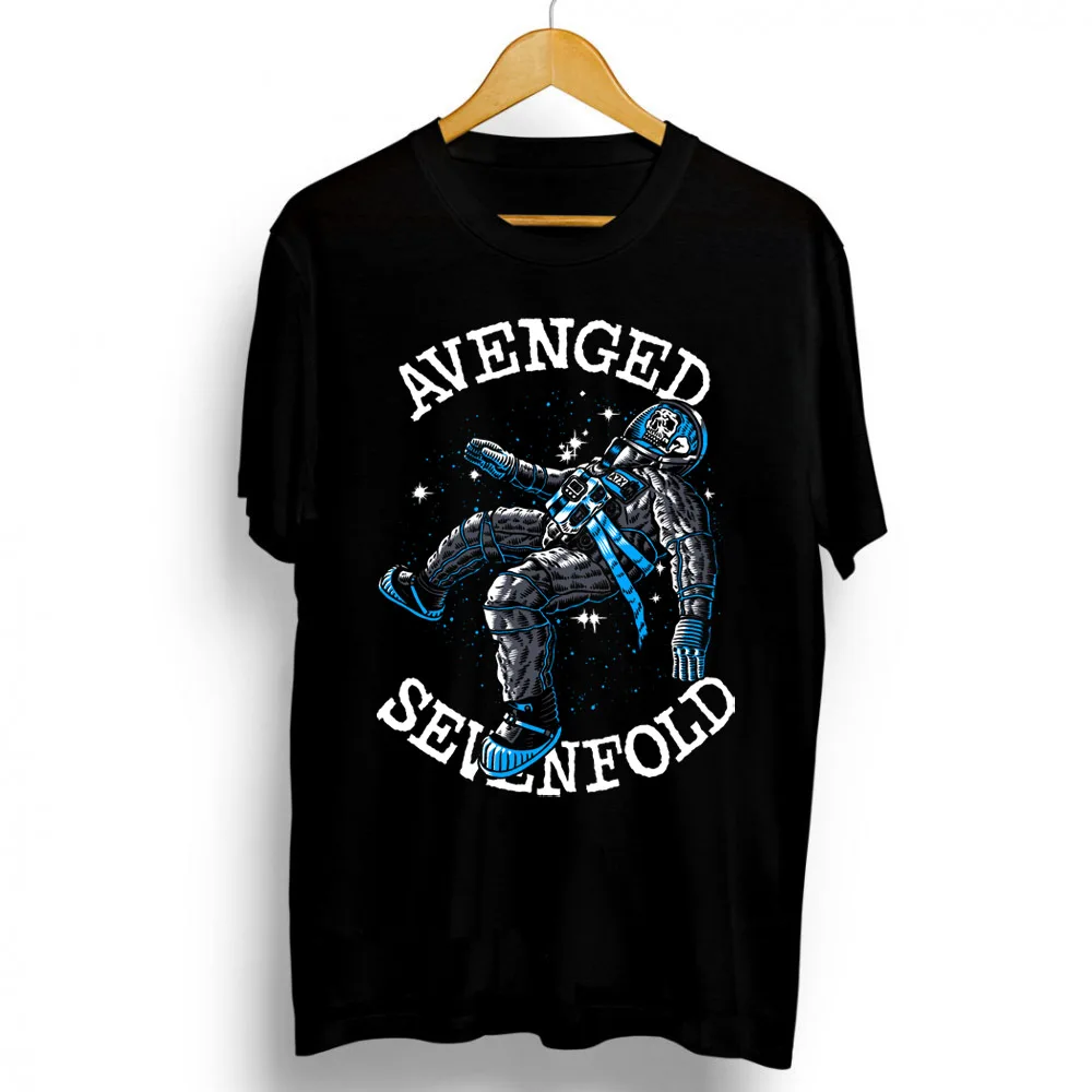 Color: black, Size: S - Men Clothes Round Neck T-shirt  Heavy Metal Band Rock Cotton Breathable Print Womens Plus Size Tees