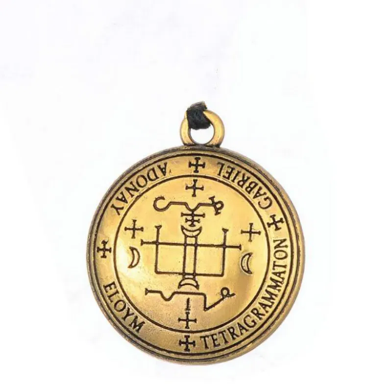 Metal color: Blue Zinc Plated - Dawapara DIY Pendants for Necklace Archangel Michael Raphael Uriel Gabrie Talisman Angel Men Pendant&Necklace Women