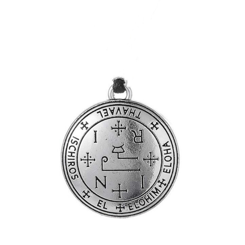 Metal color: Blue Zinc Plated - Dawapara DIY Pendants for Necklace Archangel Michael Raphael Uriel Gabrie Talisman Angel Men Pendant&Necklace Women
