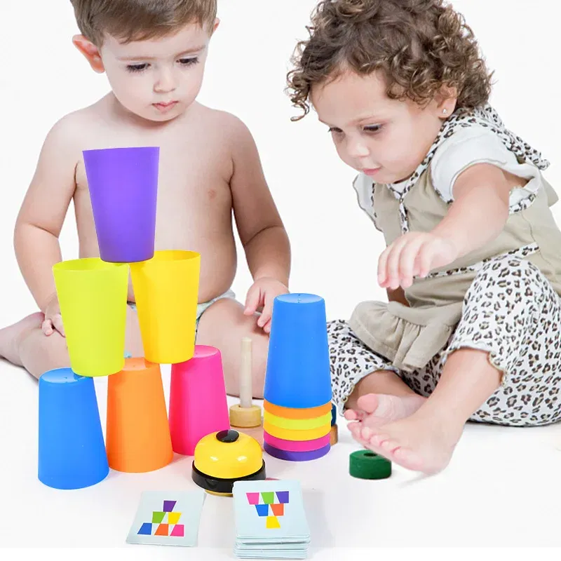 Color: Multicolor - Stacked Cup Battle for Kids,Parent-Child Interactive Game, Fun Stacking Game, Gift for Christmas