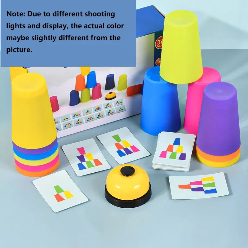 Color: Multicolor - Stacked Cup Battle for Kids,Parent-Child Interactive Game, Fun Stacking Game, Gift for Christmas