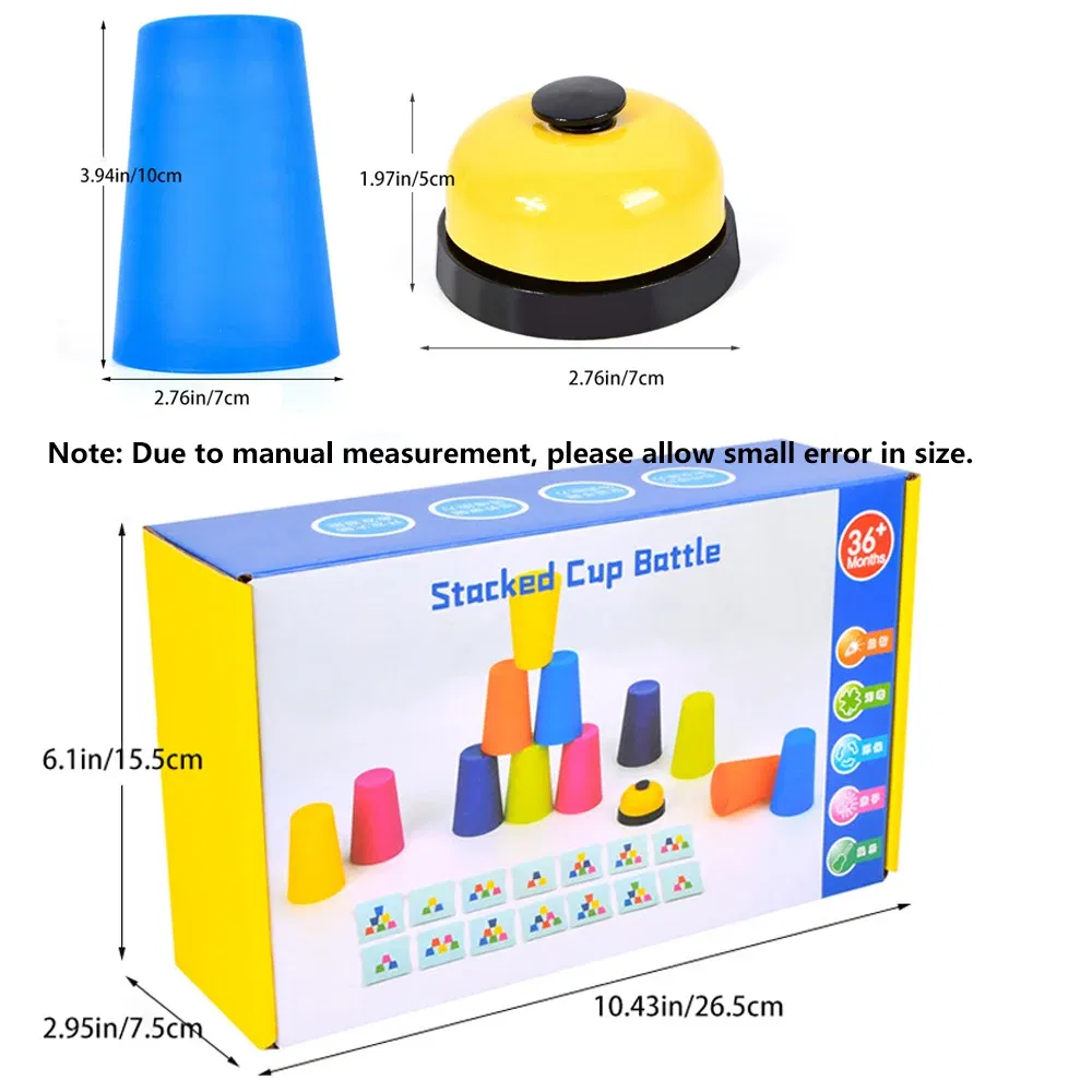 Color: Multicolor - Stacked Cup Battle for Kids,Parent-Child Interactive Game, Fun Stacking Game, Gift for Christmas