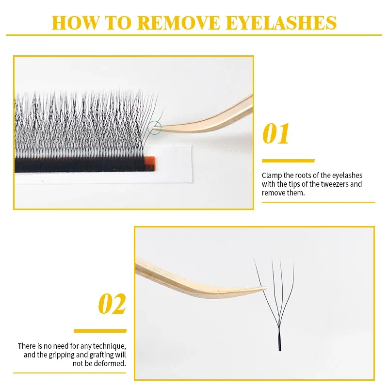 Curl: C, Thickness: 0.07mm, Length: 13mm, Ships From: CHINA - Gemerry Cilios W 4D W-shaped Eyelash Extension Automatic Flowering W Lashes LU/L/C/D Curl High Quality Individual Fake Eyelashes