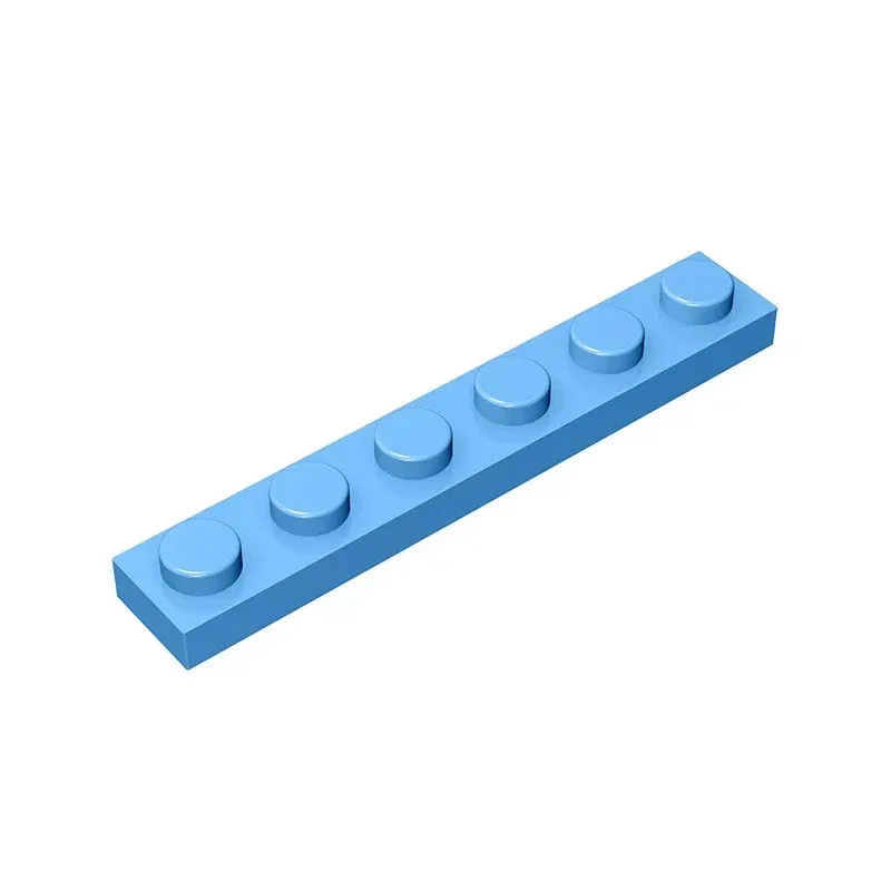 Color: Multicolor - Gobricks GDS-505 Plate 1 x 6 compatible with lego 3666 pieces of children's DIY building block Particles Plate DIY
