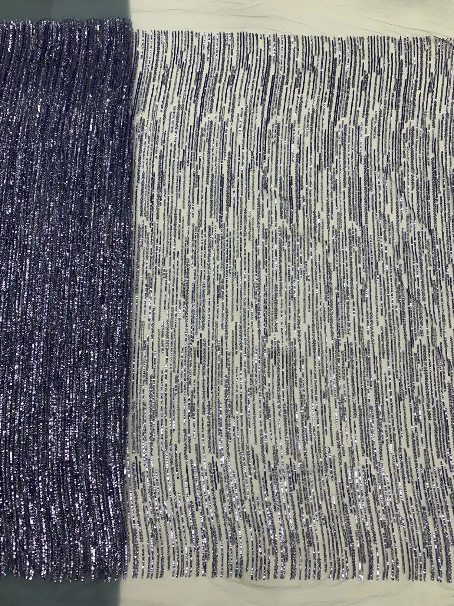 Color: Pink, Width: 130cm, Length: 3 YARDS - 3Y/piece Latest Nigerian Sequins Lace Fabric  Beaded Lace Fabric Luxury French Embroidery Groom Lace Fabric For Wedding Dress