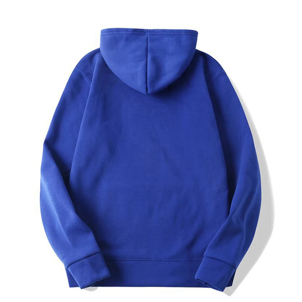 Color: Blue, Size: M - Plain Sublimation Fleece Hoodies Bulk Wholesale Pullover Men Hooded Sweatshirt Cheap Solid Hoodie For Man Sudaderas Para Hombre