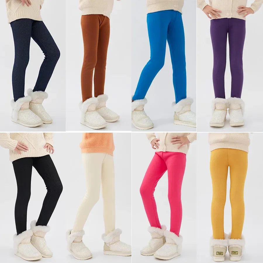 Color: Pink, Size: 80, Ships From: CHINA - SheeCute Girls Winter Warm Pants Kids Fleece Lined Leggings for 3-11 Years SCW7101