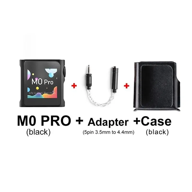 Color: black, Ships From: CHINA - New! M0 Pro Hi-Res Audio HIFI Bluetooth Portable Music MP3 Player DAP USB DAC Dual ES9219C LDAC aptX PCM384 DSD128