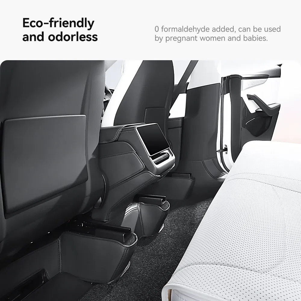 Color Name: Yellow, Ships From: CHINA - YZ For Tesla Model Y Juniper 2025 New Leather Trunk Mats Fully Surrounded Waterproof Non-Slip Liner Custom Floor Mat Accessories