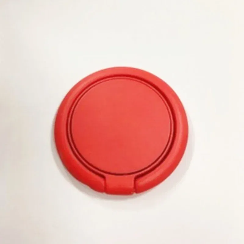 Color: WHITE - Ring Buckle Phone Holder Stand All Metal Paint Mobile Phone Buckle  Finger Ring Phone Holder for Phone Iphone Accessories