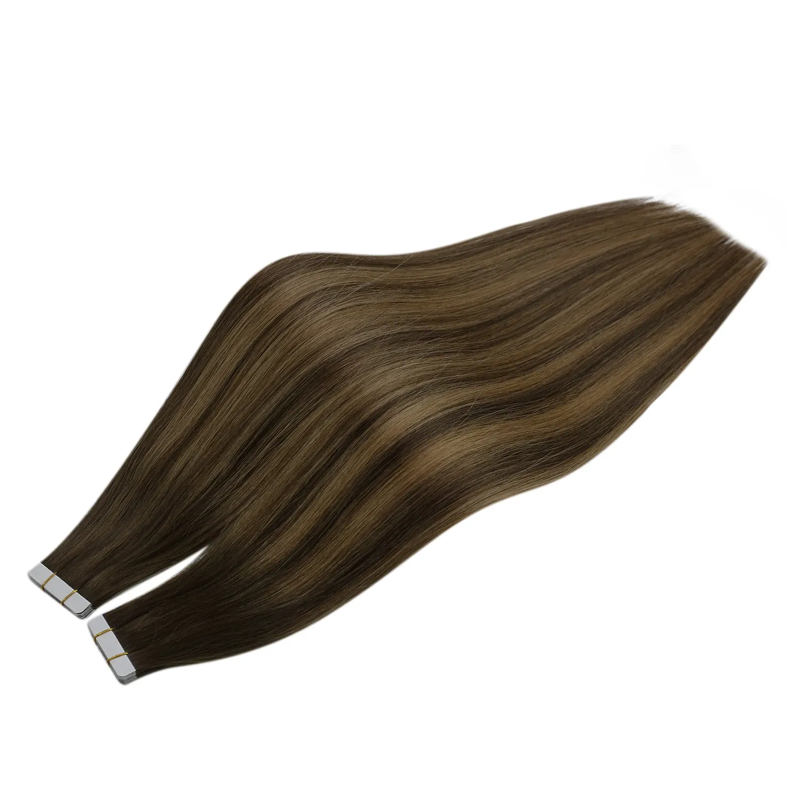 Color: M10/613, Items per Package: 10 pcs, Length: 16 inches, Life Span: 12 months - [Last 12 Months] Ugeat Tape in Hair Extensions Virgin Human Hair 10A Grade Tape in Extensions  Human Hair