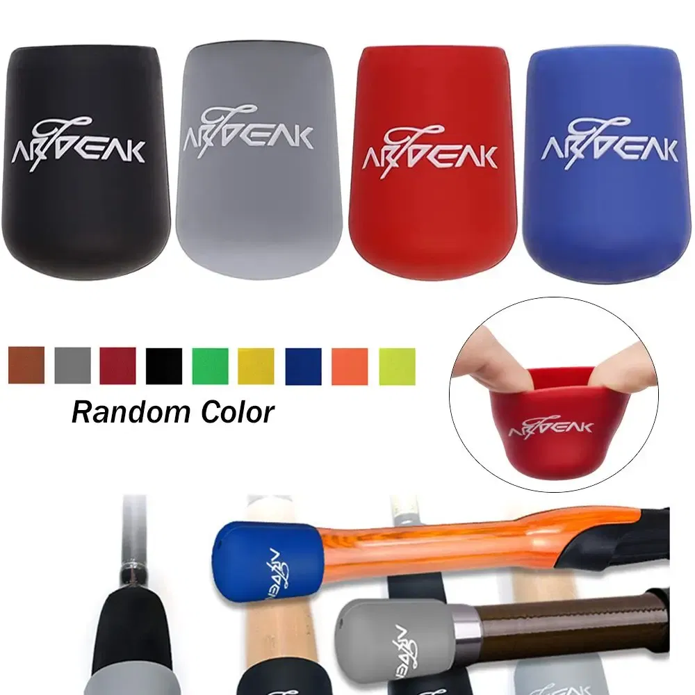 Color: WHITE - Rod Protective Case Fishing Rod Handle Cover Rod Bottom Protector Fishing Rod Handle Protective Case Fishing Rod Fixed Ring