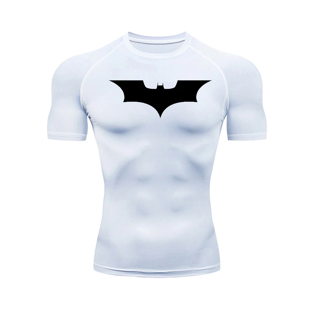 Color: GRAY, Size: M - Men's Athletic Compression Shirts Athletic Quick Dry Breathable Rash Guard Athletic Tight Workout Tops Summer Men