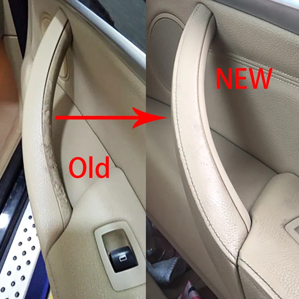 Color: black - Right rudder driving Inner Door Handle For BMW E70 E71 E72 X5 X6 Panel Pull Trim Cover 5141-6969 401 5141 6969 402 Black Beige