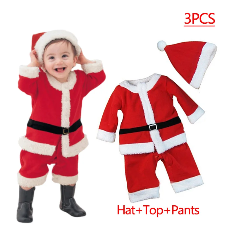 Color: Coffee, Kid Size: 12 - New Year Kids Santa Claus Costume Green Elf Cosplay Christmas Carnival Party Fancy Dress for Girls Boys Red Xmas Clothes Set