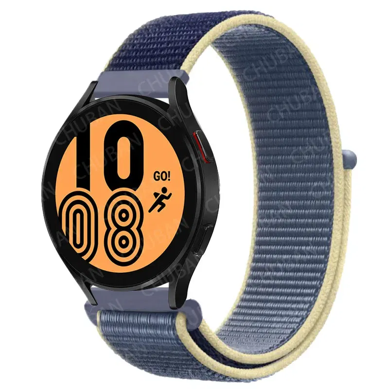 Band Color: WHITE, Band Width: 22mm - 20mm/22mm nylon Band
