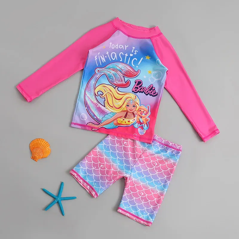 Color: Brown, Kid Size: newborn - Children Swimsuit  Kids Boys Girls Swimwear  Children Surfing Wear  Sunscreen Quick Dry Swimwear Car Cartoon Swimsuit Beach Wear