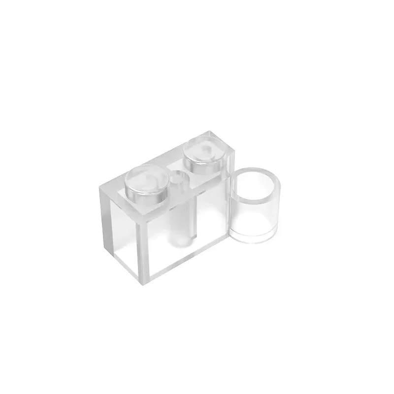 Color: Clear - Gobricks GDS-809 HINGE 1X2 LOWER PART compatible with lego 3831 children's DIY Educational Building Blocks Technical