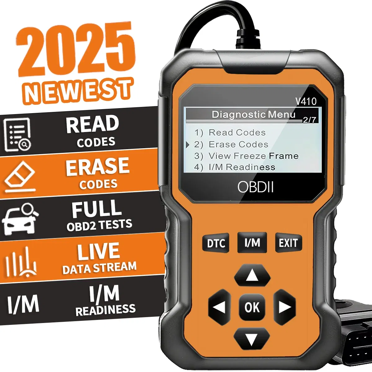 Color: Yellow - Car Obd2 Scanner Diagnostic Tool Code Reader Engine Fault Code Reader Scanner Can Diagnose All Obd Ii Protocol Cars since 1996 Scan Tool