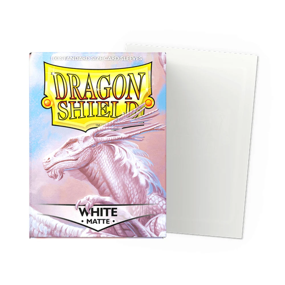Color: seven - 100 PCS/BOX 66x91mm Standard Size Demark Dragon Shield Matte Card Sleeves for MTG/PKM/YGO/TCG Board Game Cards Slevees