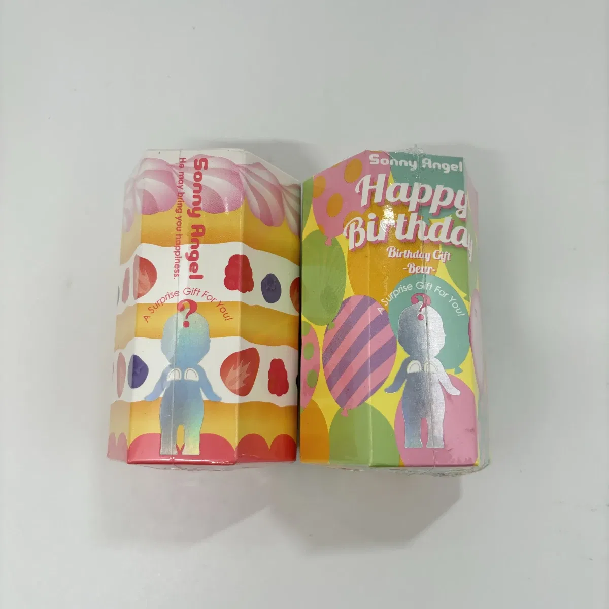 Color: GRAY, Ships From: CHINA, Size: Other - SonnyAngel Mini Figure He may bring you happiness Series  Happy Birthday Gift Bear Blind Box  Toy for Girl Mystery Box