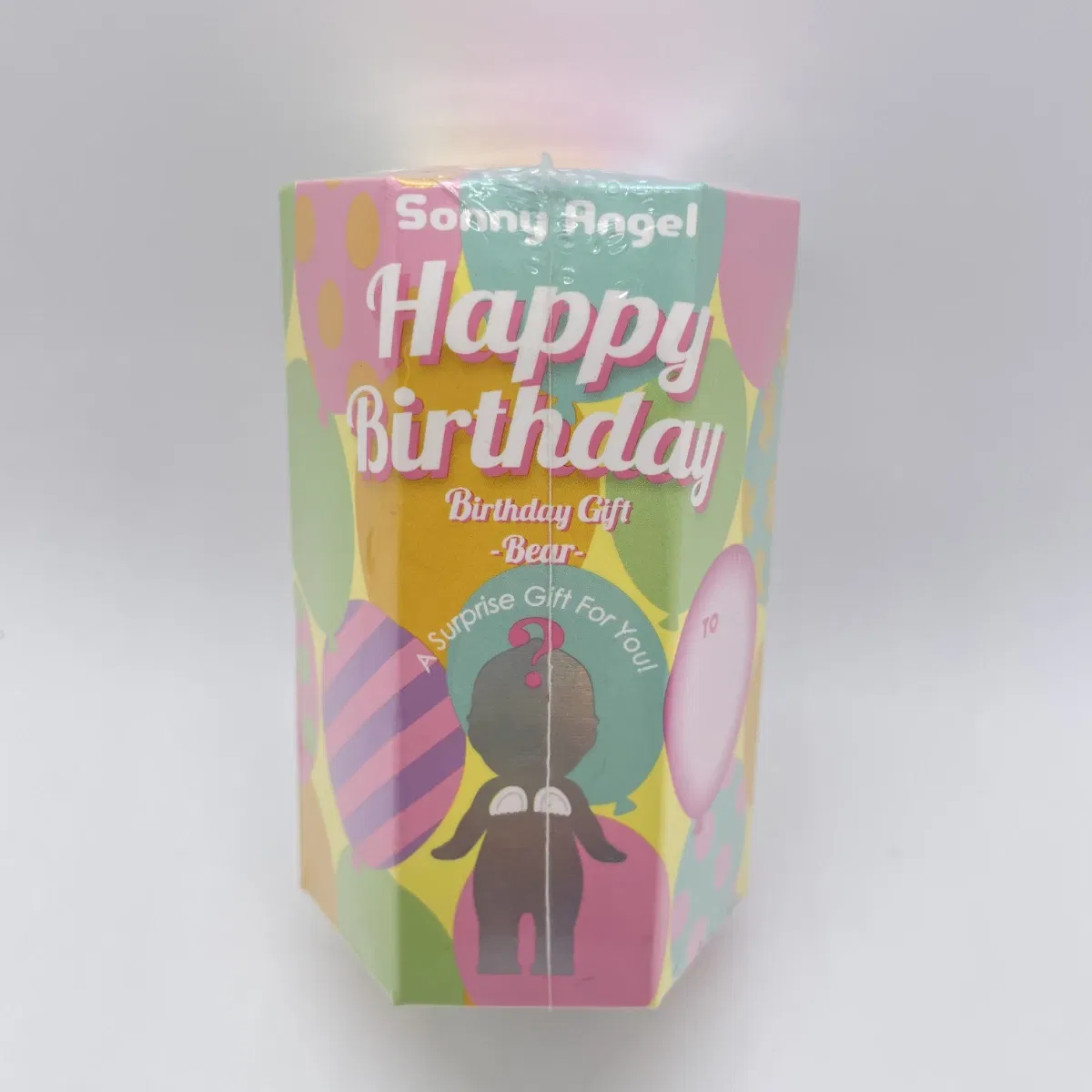 Color: GRAY, Ships From: CHINA, Size: Other - SonnyAngel Mini Figure He may bring you happiness Series  Happy Birthday Gift Bear Blind Box  Toy for Girl Mystery Box