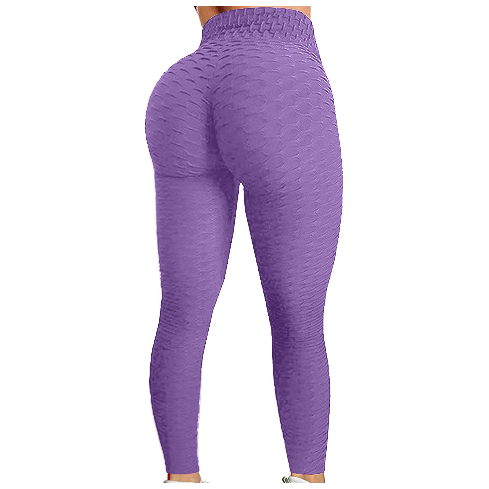 Color: PURPLE, Size: XXXL - Women's Bubble Hip Lifting ExerciseYoga Pants Women  Fitness Running High Waist Gym Fitness Sports Flared Pant  Dance Trouers