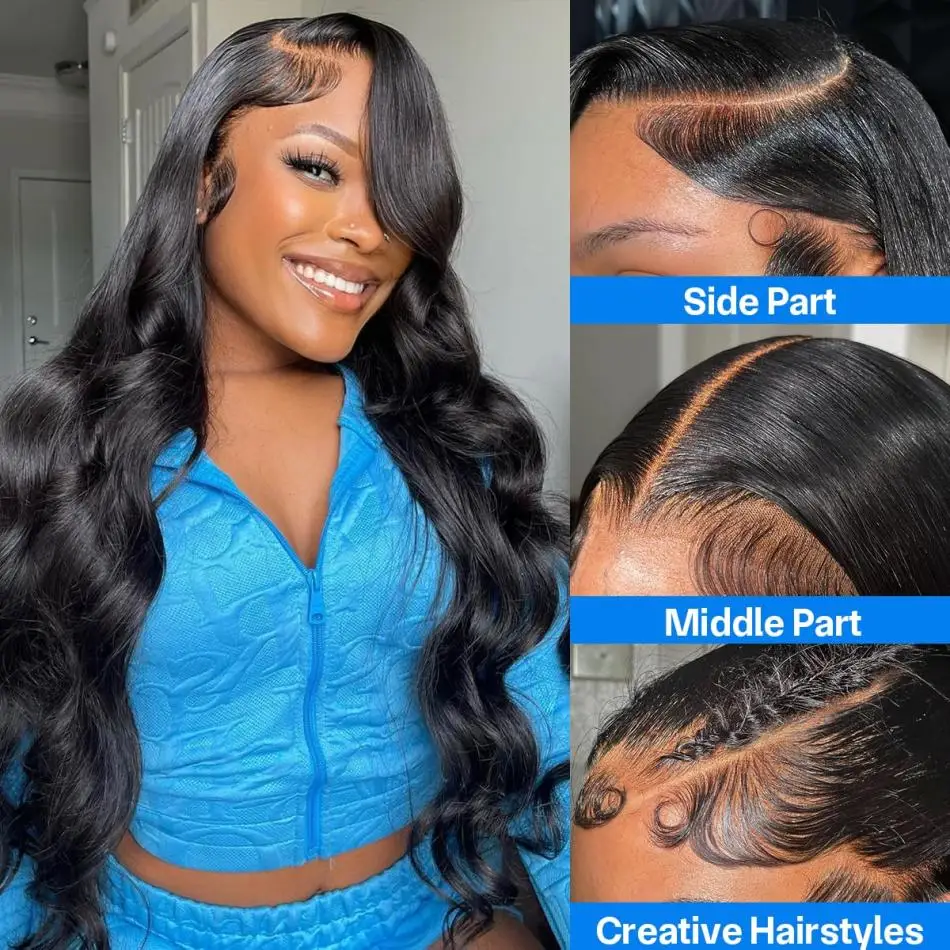 Stretched Length: 40inches, Hair Color: #4, Density: 150%, Ships From: CHINA - Body wave Wigs Glueless Wig Human Hair Ready To Wear 5x5 Lace Frontal Wig 4x4 Brazilian Closure Wig For Women Lace Front Wigs