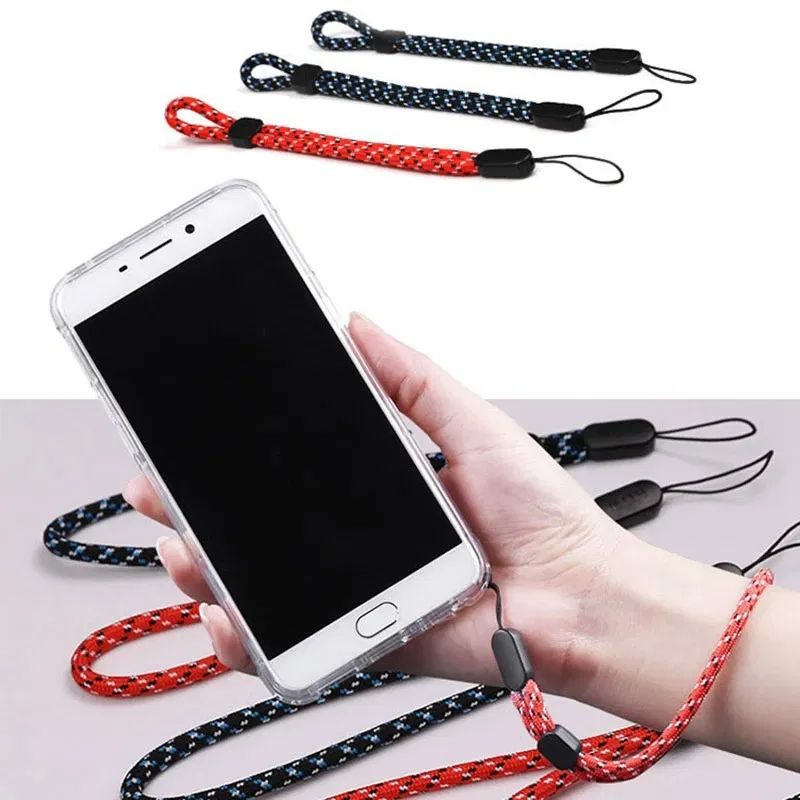 Color: Blue / Green - Hand Wrist Strap Lanyard Adjustable Colorful Nylon Hand Wrist Straps for GoPro Camera Keys Keychain Phone USB Flash Drive Badge