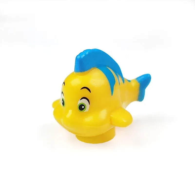 Color: SKY BLUE - MOC City Animal Building Block Figures Hare Dairy Cow Squirrel Dolphin Pug DIY Farm Street View Accessories Bricks Toys Gifts