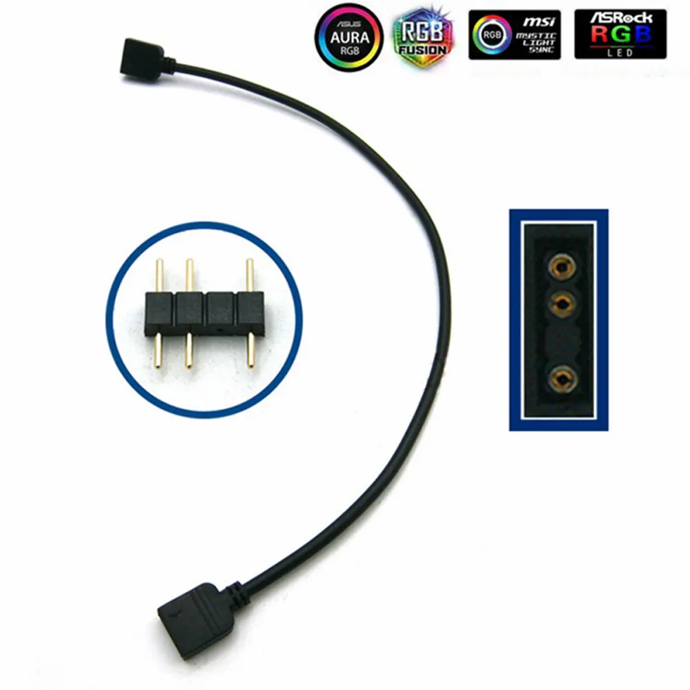 Color: grey, Ships From: CHINA - Angitu 3pin/4Pin RGB ARGB SYNC 1 to 1/2/3/4/5 Fan LED Stripe Extension Cable Motherboard Light Control Hub For M/B ASUS GIGABYTE