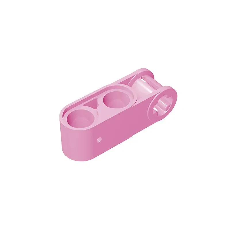 Color: Light Grey - Gobricks GDS-936 Technical, Axle and Pin Connector Perpendicular 3L with 2 Pin Holes compatible with lego 42003 Assembles