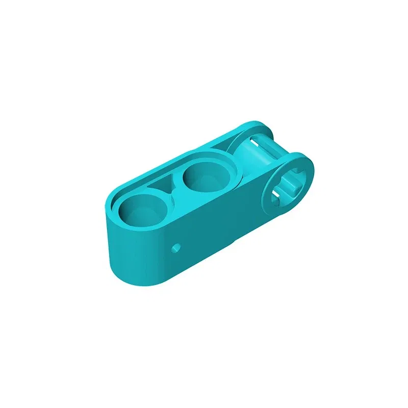 Color: Light Grey - Gobricks GDS-936 Technical, Axle and Pin Connector Perpendicular 3L with 2 Pin Holes compatible with lego 42003 Assembles