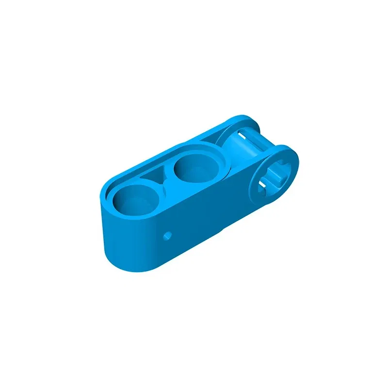 Color: Light Grey - Gobricks GDS-936 Technical, Axle and Pin Connector Perpendicular 3L with 2 Pin Holes compatible with lego 42003 Assembles