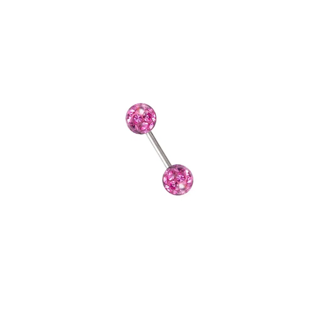 Metal color: Light Yellow Color, Main Stone Color: black - 16g 1.2mm Coated Crystal Steel Ear Stud Tragus Helix Cartilage 3/4/5mm CZ Ball 6/8/10/12/14mm Bar Barbell Piercing