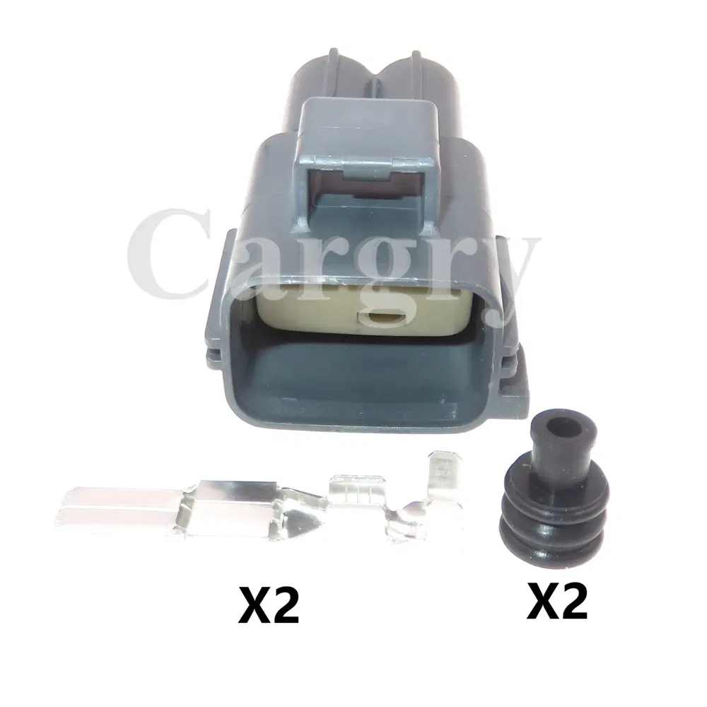 Color: WHITE - 1 Set 2P 7282-5596-10 Car Large Current Connector 7283-5596-10 AC Assembly Automobile Waterproof Electric Wire Socket