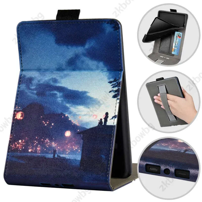 Color: Brown, Size: Fifteen - Cute Smart Case for 6.8' 6'' Kindle Paperwhite Signature 11th Generation Edition 12th 2024 7'' 7th 10th 6th M2L4EK RS23CV Cover