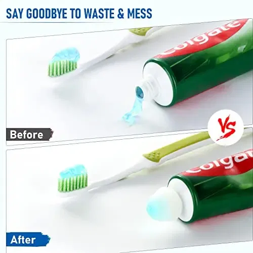 Color Name: Yellow - 1x  Save time,Self-Closing Toothpaste Caps,Toothpaste Squeezers Cap Keeps Toothpaste No Mess or Waste ,Toothpaste Lid Dispenser