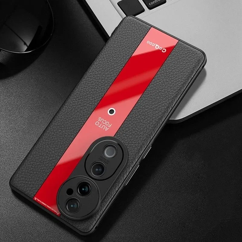 Color: Pink, Material: ABS - Case For VIVO V40 5G Case Luxury Leather Soft Back Cover For Vivo V40 Pro Camera Protection Silicone Shell Shockproof Bumper