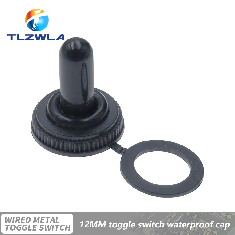 Color: Dark Grey - AC 3A 250V 6A 125V On/Off Prewired Standard Toggle Switch With Wire Cable KNS-1 SPST Contacts Switch Electrical Equipment