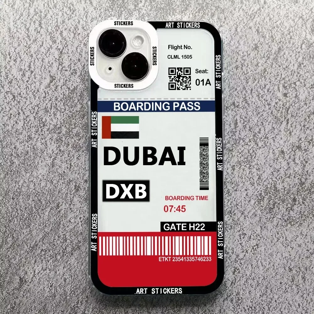 Color: GRAY, Material: Genuine Leather - World City Travel Ticket Label Phone Case For Samsung Galaxy S10 S20 S21 S22 S23 S24 FE Plus Ultra Note 20 New York Paris
